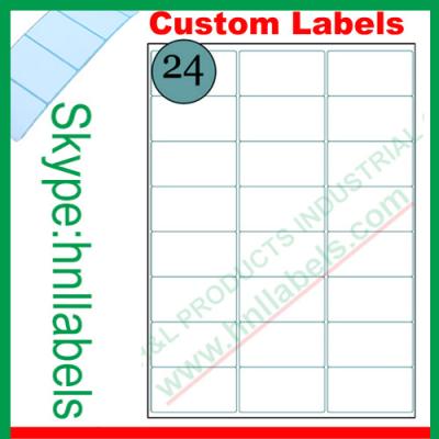 China 24Up Avery Labels (64 x 34mm) Compatible Avery Labels J8159 for sale