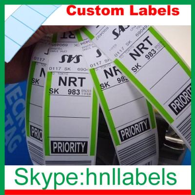 China Thermal Baggage Tags for Airlines HNL002 Custom Tags for sale