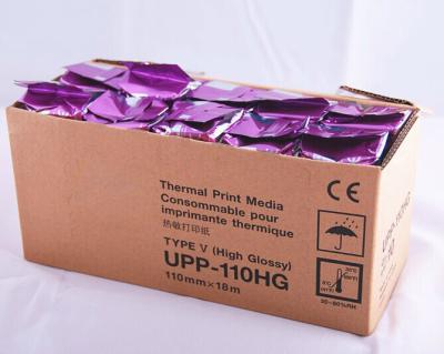 China Ultrasonic Paper Compatible UPP-110HG Medical Printing Paper(Upp-110HG Paper) for sale