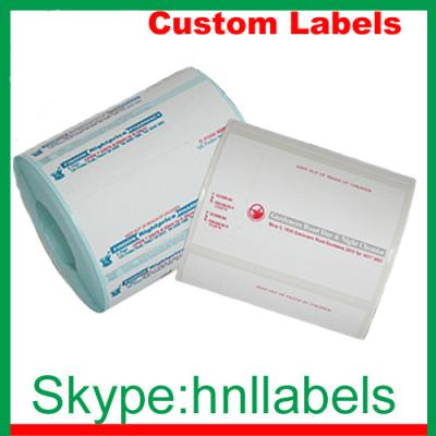 China Integrated Pharmacy Labels #001 for sale