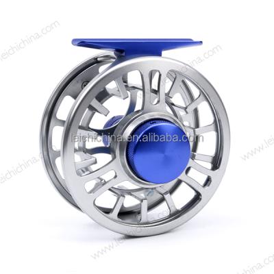 China Best 6061 T6 Aluminum Fly Reels Factory CNC Machine Cut Big Axis NVC Fly Fishing Reel for sale