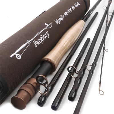 China Korean Carbon 9ft6 Carbon to 11ft Nymph 4wt Czech Fly Rod for sale