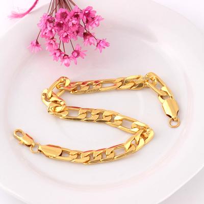 China WeSparking Punk EMO 18K Gold Bracelets Bangles Year Trend Impact 3 In 1 In Hand Shiny For Women Men for sale