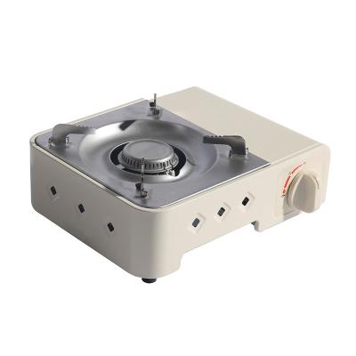 China Multi Colors Multi Colors Outdoor Home Use Cassette Design Burner Butane Gas Stove Camping Easy Clean Single Burner Gas Stove for sale