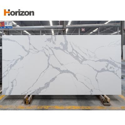 China Durable wholesale quartz artificial stone kitchen countertops quartz white quartz stone slab countertop for sale