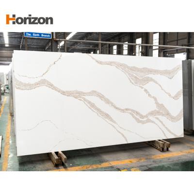 China Durable Best quality quartz vanity counter top quartz stone sheets largest size carrara gold quartz slab for sale