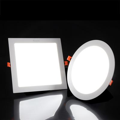 China Modern 12W Led Square Round 18W Led Panel Light 24W 4400Lm 100-265V Big Daylight 5000K Daylight for sale