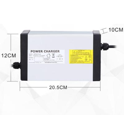 China Smart Standard Battery Lithium Ion 67.2V 15A 16S Lead Acid Battery Charger Lawn Mower Charger for sale