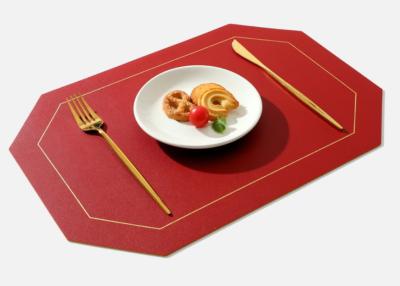 China Home Decor Products OIL PROOF TABLE MAT PVC DINING PLATE MAT anti slip mat for sale