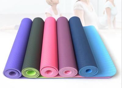 China PADDED EXCERCISE MAT TPE YOGA MAT FOR AMAZON HIGH QUALITY YOGA MAT for sale