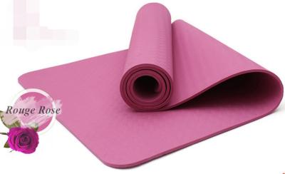 China TPE Yoga Mat 1/3 Inch Exercise Mats 8mm TPE Pilates Yoga Mats for sale