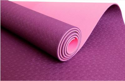 China Highest Quality Extra Large Eco Friendly Yoga Mat Logo Personalised Cheap TPE Yoga Mat for Exercise for sale