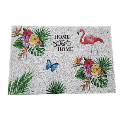 China High Quality Anti-Slip Durable PVC Customized Pattern Printing Door Mat for Kitchen for sale