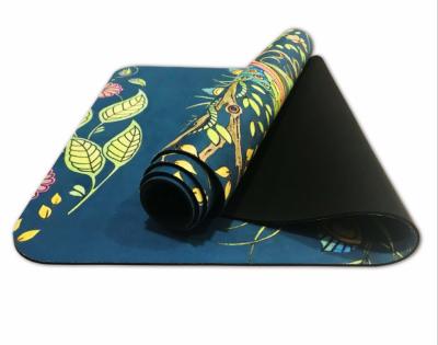 China Natural Rubber Printed Yoga Mat with Private Label pilate&yoga mat for sale