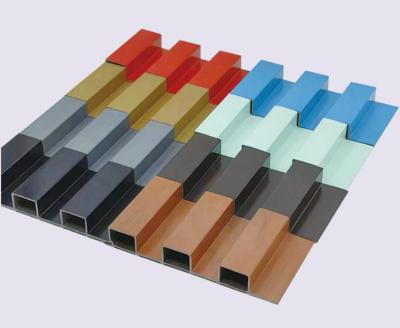 China board wpc ASA co extruded 155 high great wall board decorative wall panels various color for choose for sale