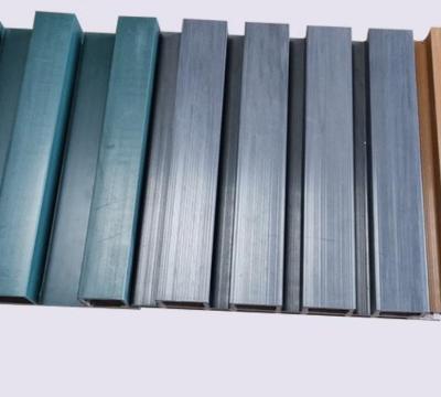 China ASA co extruded 220 four grille wall board decorative wall panels various color slat wood for sale