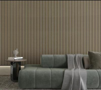 China Polyester Acoustic Panel Slatted Wall Panels Soundproof Acoustic Felt Panels for Decoration for sale