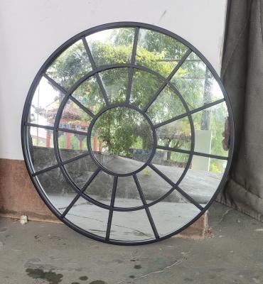 China round mirror metal mirror mirror for home wall hanging mirror wall framed mirror for sale