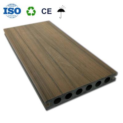 China Eco Friendly Fire Resistant Waterproof WPC Decking with Multiple Color Choices for sale