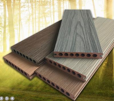 China Recycled Eco Friendly Wood Composite Decking with Fire Resistant UV Resistant Waterproof Flooring for sale