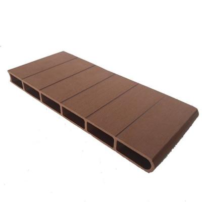 China Easy Install Decorative Wall Panel Wood Grain WPC Wallboard wood plastic composite decking for sale