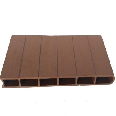 China wood grain pattern wpc wall cladding New Material WPC Wood Plastic Outdoor Flooring Panel Board for sale