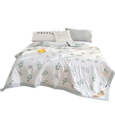 China Washable 100% Cotton Spring Girl Bedroom Summer Blanket Spread Bedding Set for sale