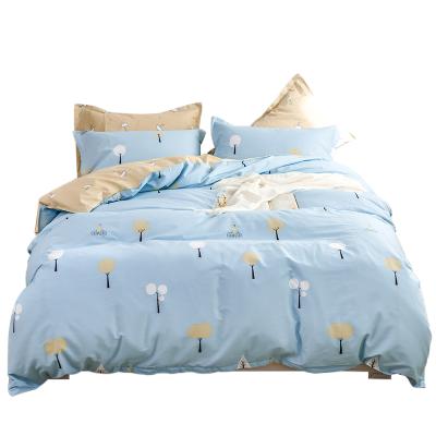 China Printing 100% Cotton Fabric Factory Cotton Twill Comforter Cover Set Duvet Cover Queen Size for sale