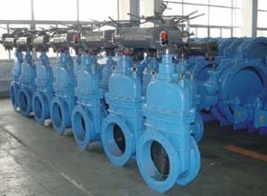 China SUFA Brand Flange Electric Motor Operated Valve Resilient Seated Gate Valve for sale