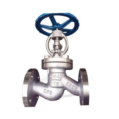 China Ansi Class 300 Control Bellow Seal Globe Valve SS 304 Cryogenic Globe Valve for sale