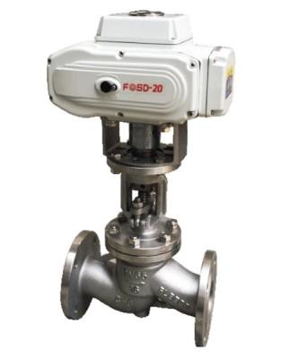 China 380V Electrically Operated Control Valve 316 Stainless Steel Globe Valve for sale