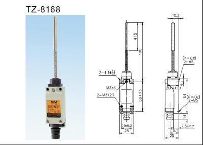 Chine TZ-8168 tendent le type en acier conception antipoussière de ruban de ressort de commutateur de limite à vendre