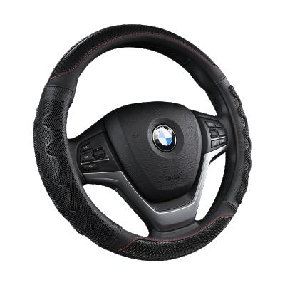 China PVC Luxury Car Wheel Cover Steering Wheel Cover Steering Leather for sale