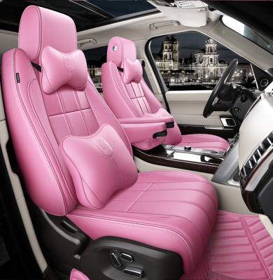 China Universal Fancy Car Five Seat Cover PU Suitable Seats for sale