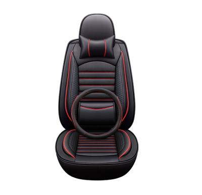 China Protect Original Seats Universal PU Leather Car Seat Covers Full Coverage Suitable Fit Five Seats Cars for sale