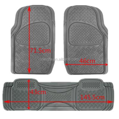 China Custom Weather Car Floor Mat Waterproof Mats Full Set Universal PVC Car Mat for sale