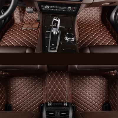 China Custom 3D 5D Floor Time Custom Car Mats Leather Car Floor Mats for sale