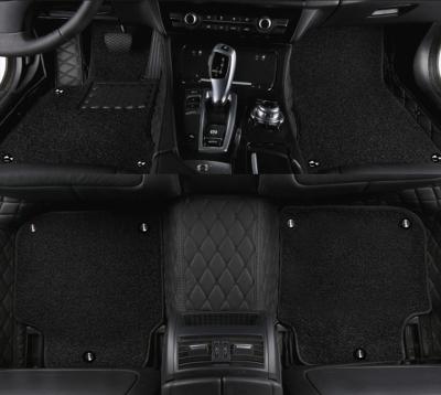 China Anti-skidding.clean 3pcs/set Wire Coil 5D Custom Car Floor Mats for sale