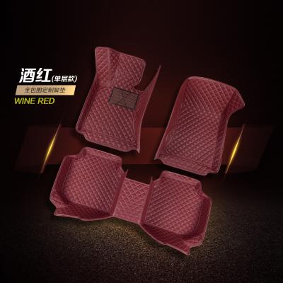 China High quality Anti-skidding.clean set car floor 5D full leather car mats for sale