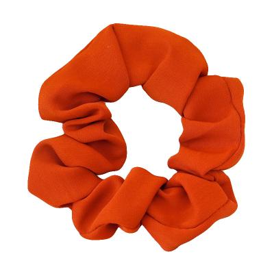 China Fashion High Quality Silk Satin Candy Color Elastic Hair Bands Solid Color Scrunchies For Women for sale