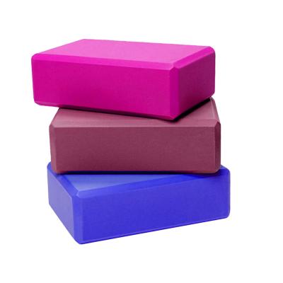 China 2021 High Density Custom Cut Colored High Quality 9x6x3 Gymnasium Yoga Foam Block Eva Pilates Workout Fitness for sale