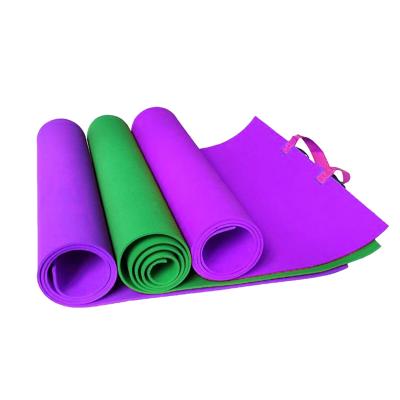 China 2021 New Product Waterproof Custom Logo China PVC Eva Foam Durable Portable Yoga Mats for sale