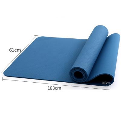 China NEW Custom Logo Durable 2021 Printing Travel Exercise Band Eco Friendly Durable Organic Yoga Mat for sale