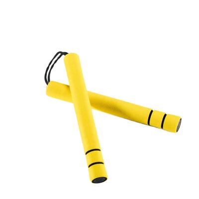 China 2021 Light Weight EVA Foam Nunchakus With Rope Kungfu Nunchucks For Kids Play for sale