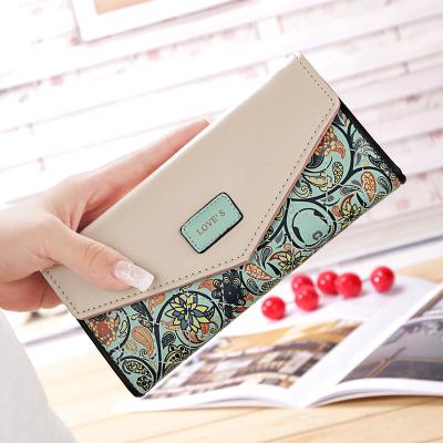 China Other Women's PU Leather Women's Wallet Large Capacity Purse High Quality Fashion Long Wallet for sale