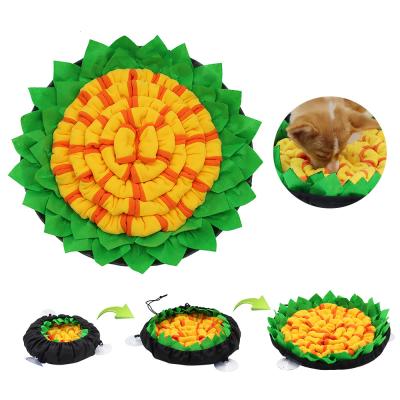 China Pet Sniffing Training Mat Smell Enhance Food Finding Viable Capacity Cover Dogs Cats Sniffing Mat Pet Sniffing Pad for sale