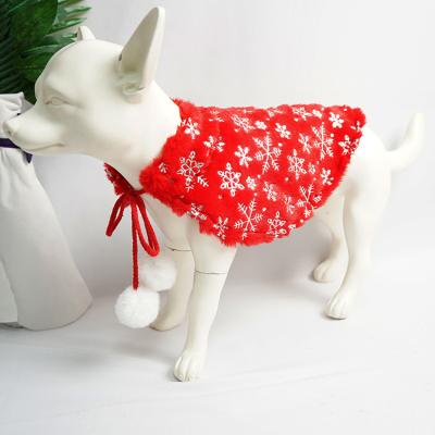 China Viable Hot Costumes Pet Coats To Wrap Xmas Christmas Cap Little Red Cat Dog Costume for sale