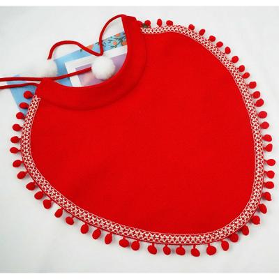 China 2021 Viable Hot Selling Red Christmas Cape Pet Clothes Dress Small Dog Cape for sale