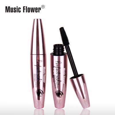 China Music Flower Fiber 4D Mascara Wholesale High Quality Hot Sale Water Resistant Quick Dry Fast Dry Lengthening Curling OEM for sale