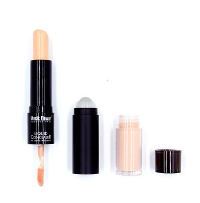 China Brighten hot sale private label waterproof full coverage 3 in 1 head conclear dual stick concealer rollerball liquid OEM wholesale for sale